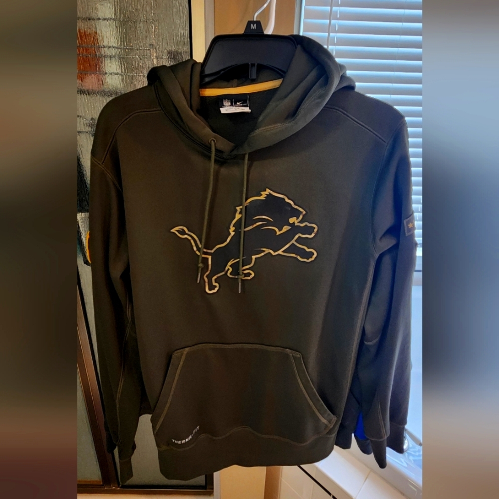 Detroit Lions Salute to Service Hooded Sweatshirt